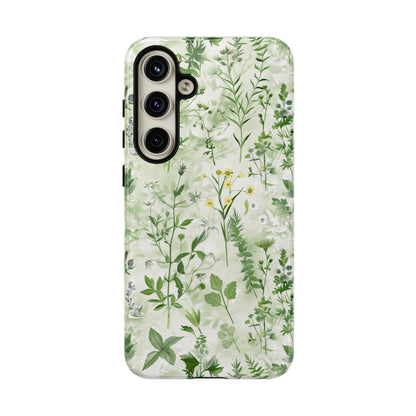 Floral Sage Green Wildflower Phone Case