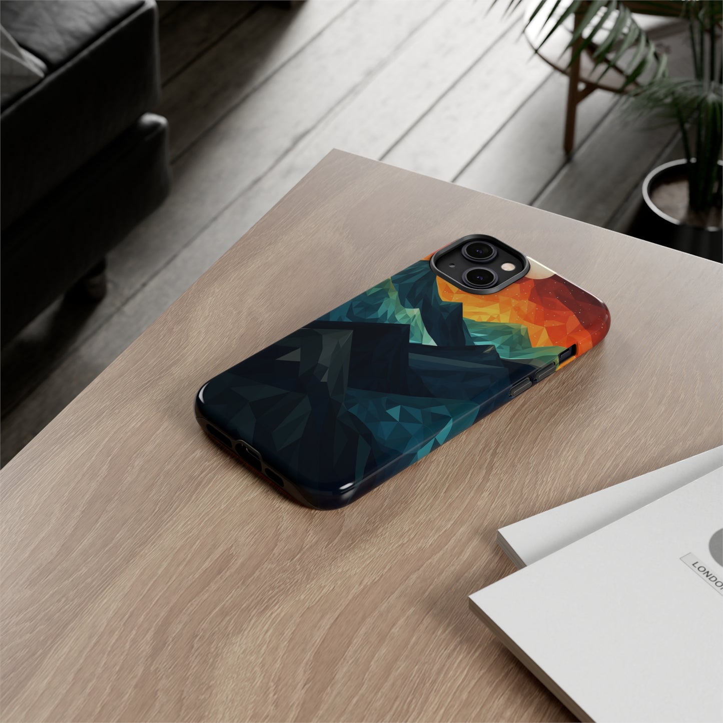 Mountain Abstract Tough Case | Embrace Nature's Beauty with a Durable Phone Case