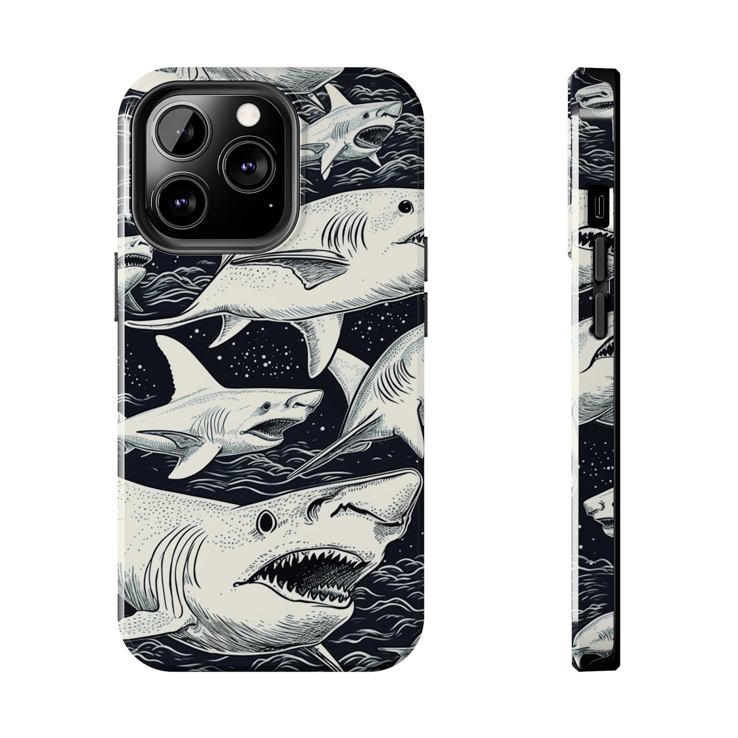 Shark Design | Swimming with the Sharks Aquatic Adventure iPhone 13 Case