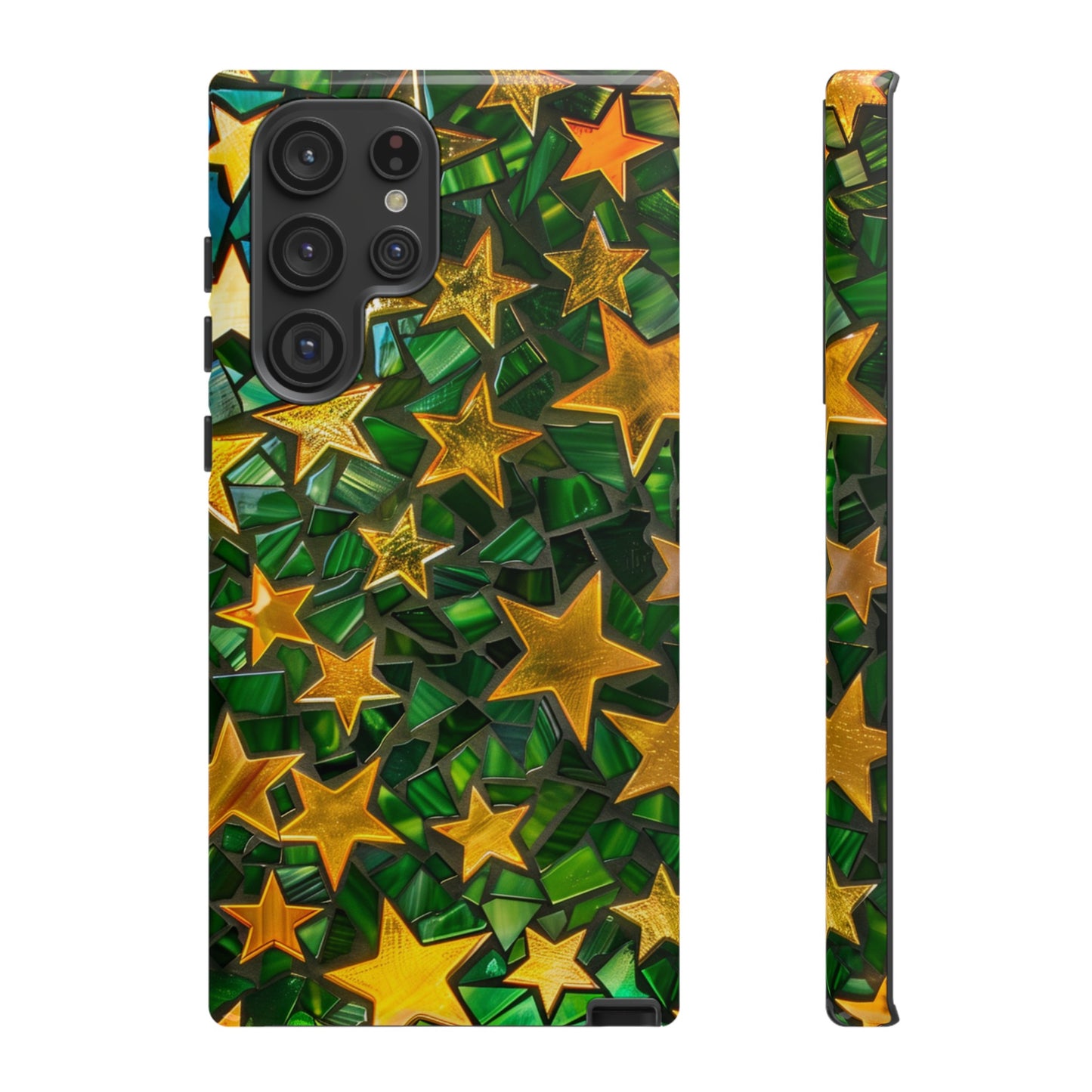 Green Celestial Stained Glass Mosaic Phone Case