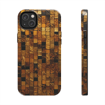 Golden Tile iPhone Case | Add Glamour and Elegance to Your Device