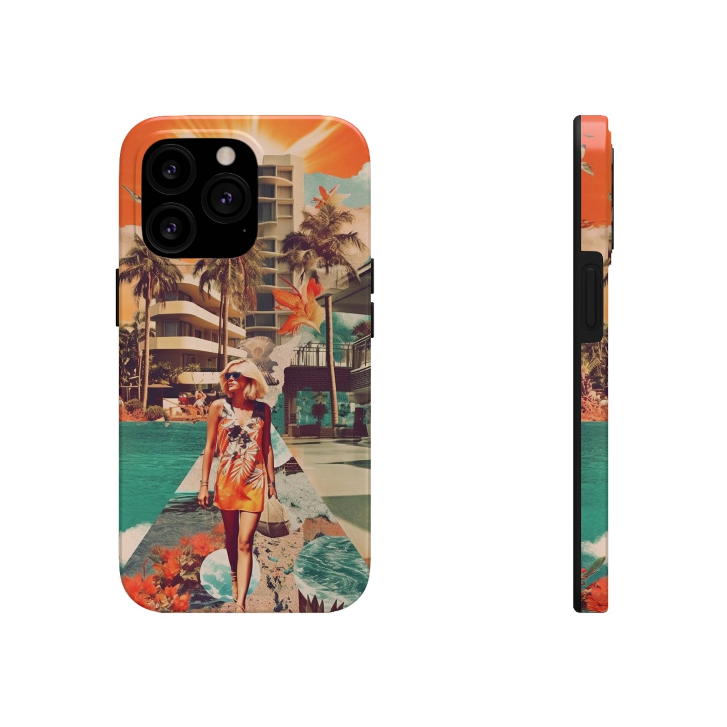 A Day at the Beach iPhone Tough Case | Embrace the Serenity of Coastal Living with Reliable Protection