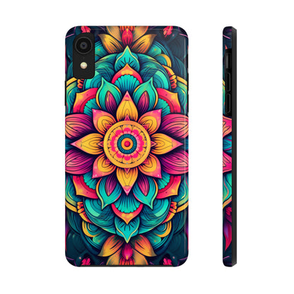 Cosmic Harmony: Rainbow Mandala | Spiritual Symmetry iPhone Case