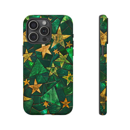 Green Celestial Stained Glass Mosaic Phone Case