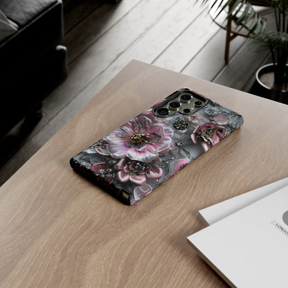 Coquette Aesthetic Floral Art iPhone 15 Case