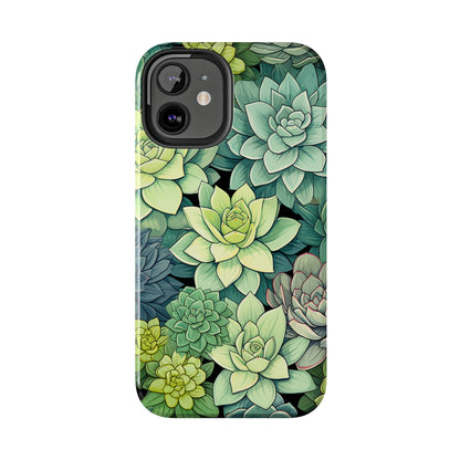 Succulent Desert Cactus Floral iPhone Case | Embrace the Beauty of Arid Elegance