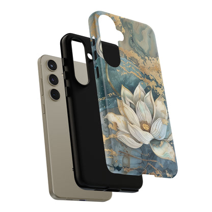 Zen Lotus Gold Floral Phone Case