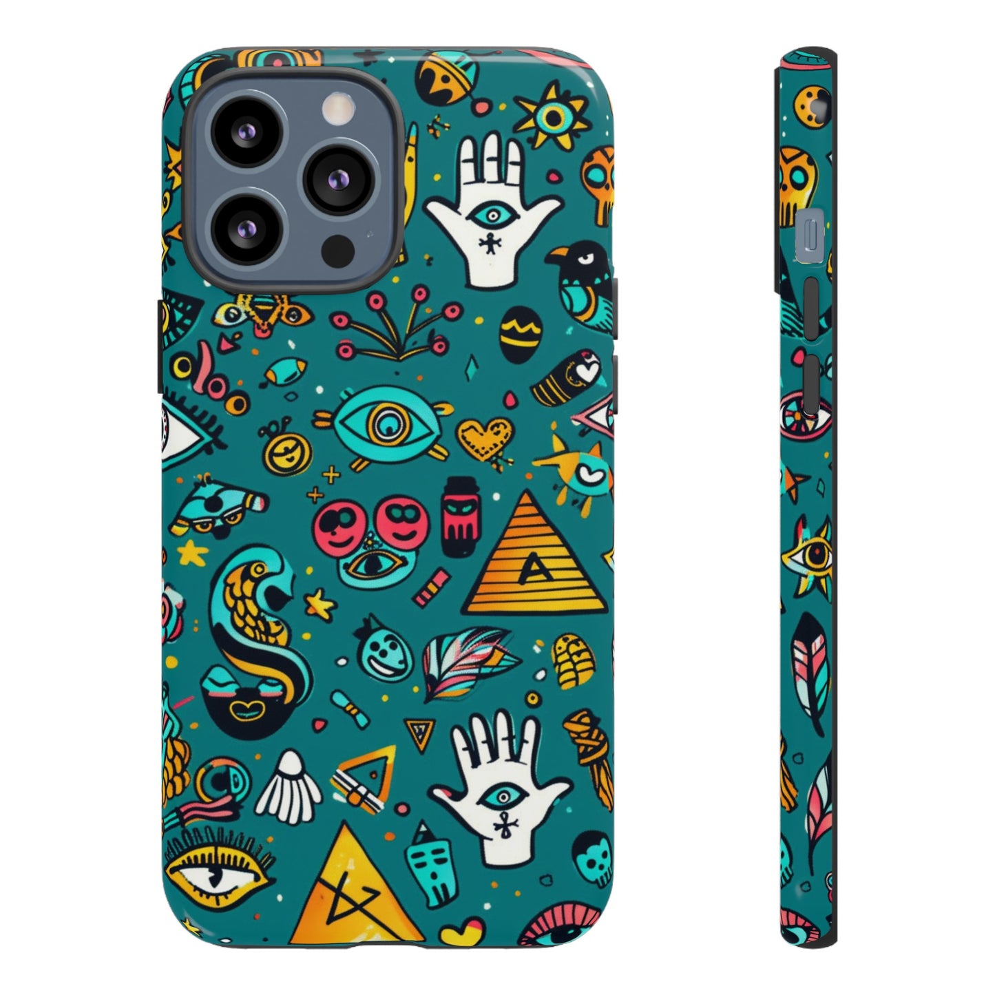 UFOs and Ancient Egypt Talisman Collage Phone Case