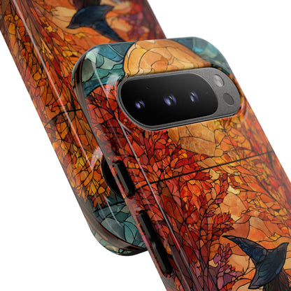 Witch Moon Stained Glass Effect Phone Case