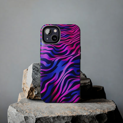 Wild Illusion: Trippy Tiger Stripes Mystique | Dynamic iPhone Case