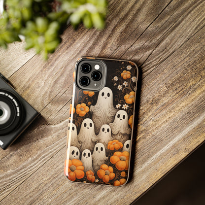 Ghostly Greetings: "Boo Trick or Treat" | Spooky Halloween Spirits iPhone Case