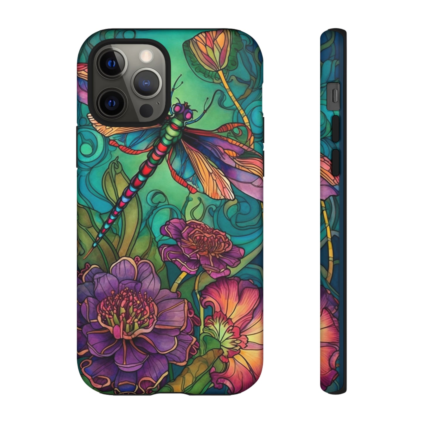 Art Nouveau Dragonfly - A Timeless Symbol of Elegance for Google Pixel, iPhone, and Samsung Cases