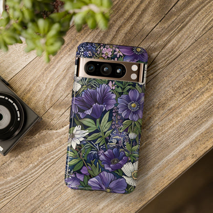 Floral Sage Purple Wildflower Phone Case