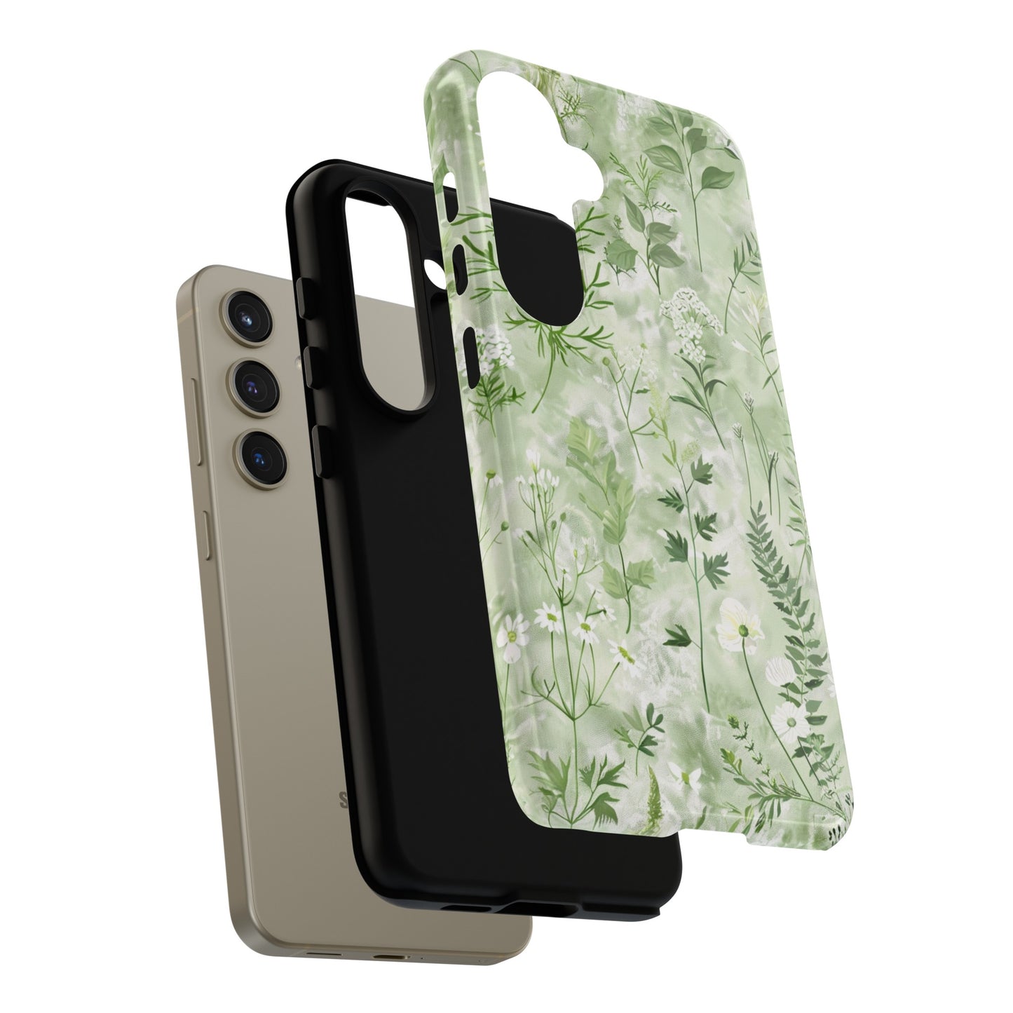 Floral Sage Green Wildflower Phone Case