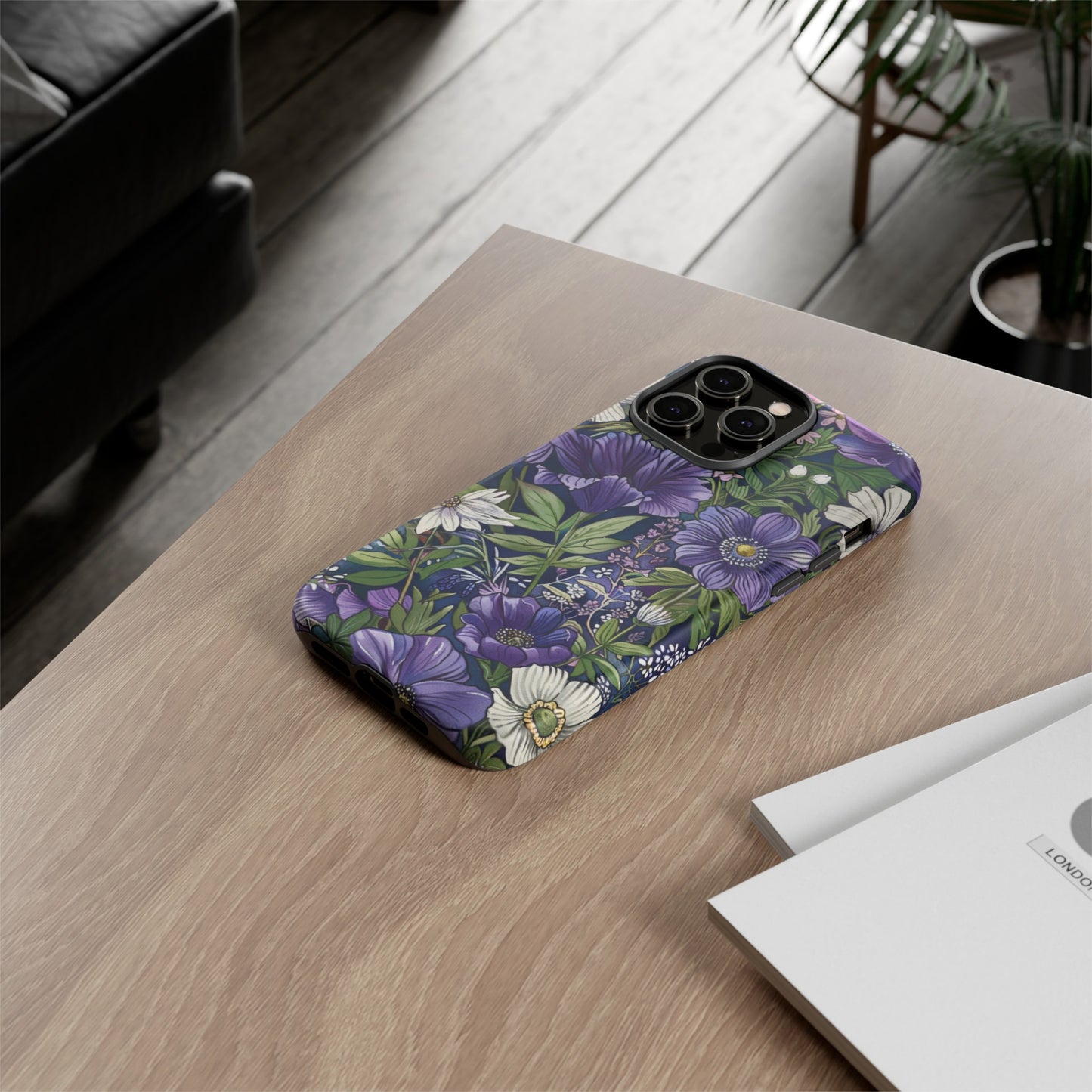 Floral Sage Purple Wildflower Phone Case