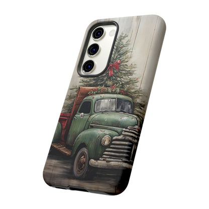 Christmas Pickup Truck Phone Case for iPhone