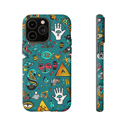 UFOs and Ancient Egypt Talisman Collage Phone Case