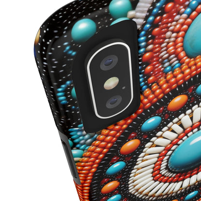 Native American Beadwork iPhone Case | Embrace Traditional Craftsmanship with Artistic Elegance