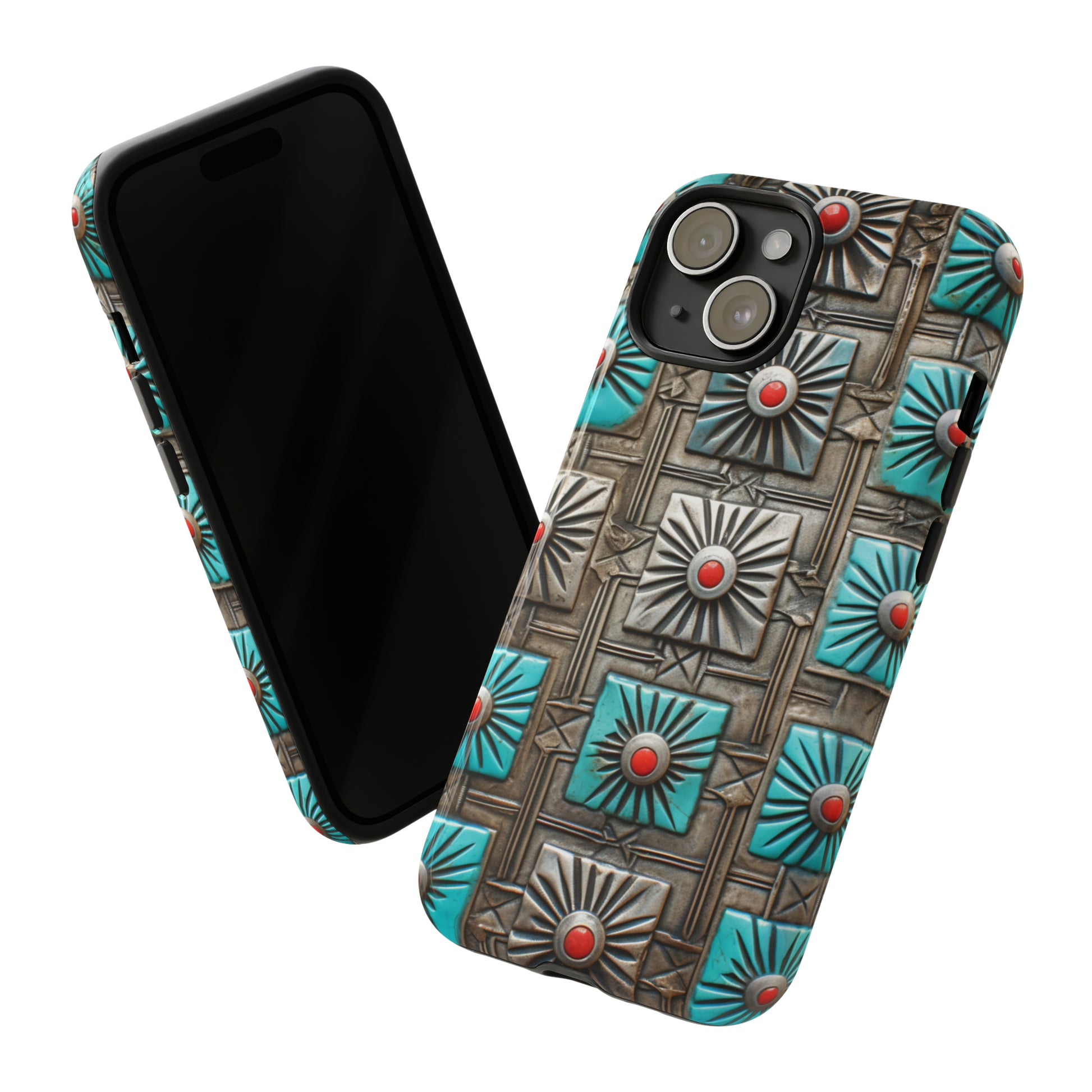 Turquoise iPhone Case