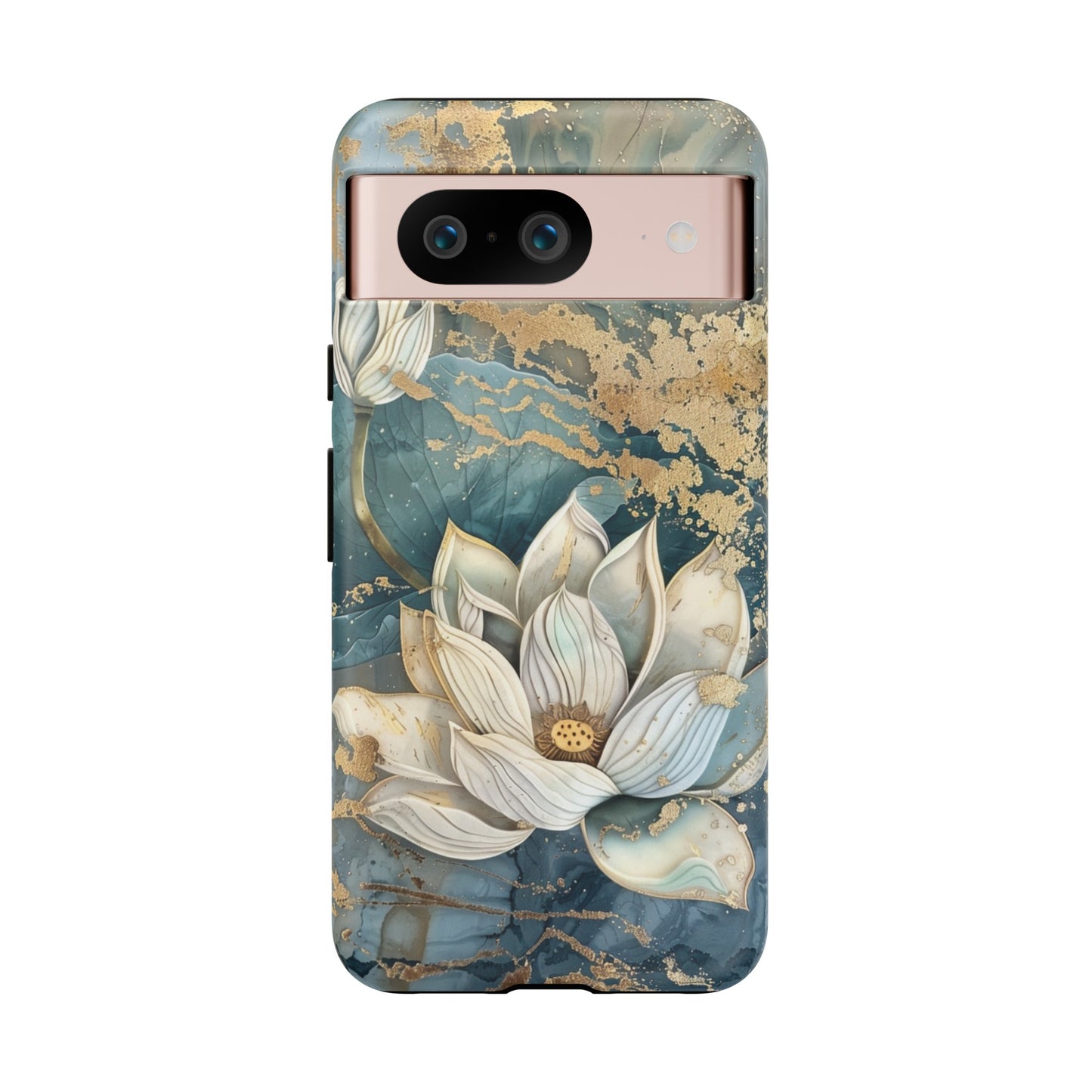 Zen Lotus Gold Floral Phone Case