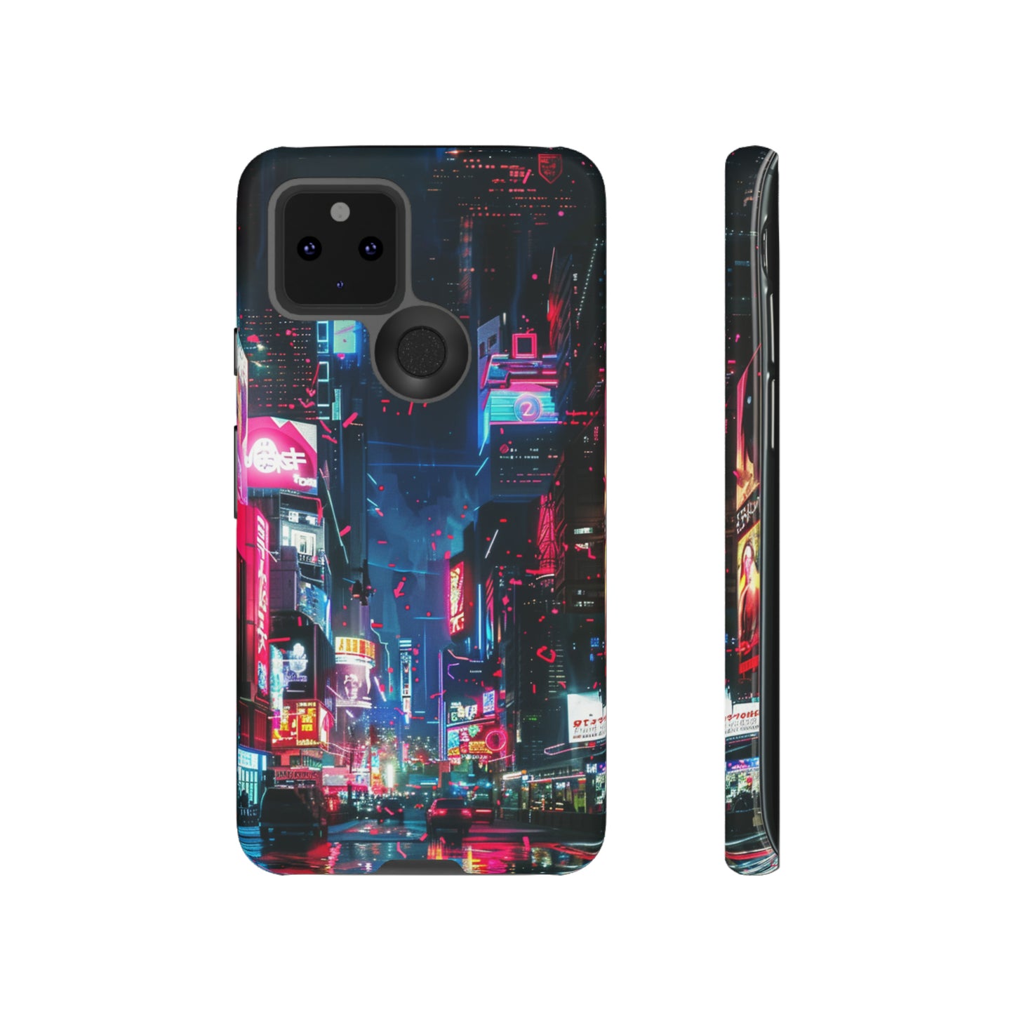 Cyberpunk Tokyo Cityscape Phone Case