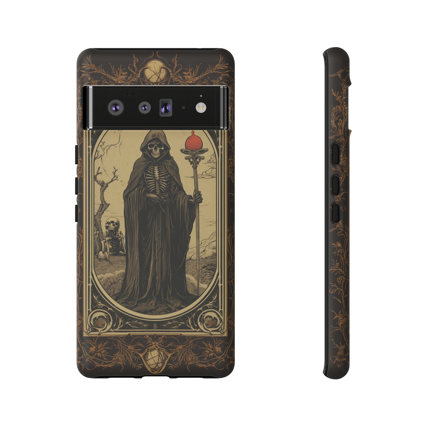 Death's Embrace: The Reaper Tarot Card