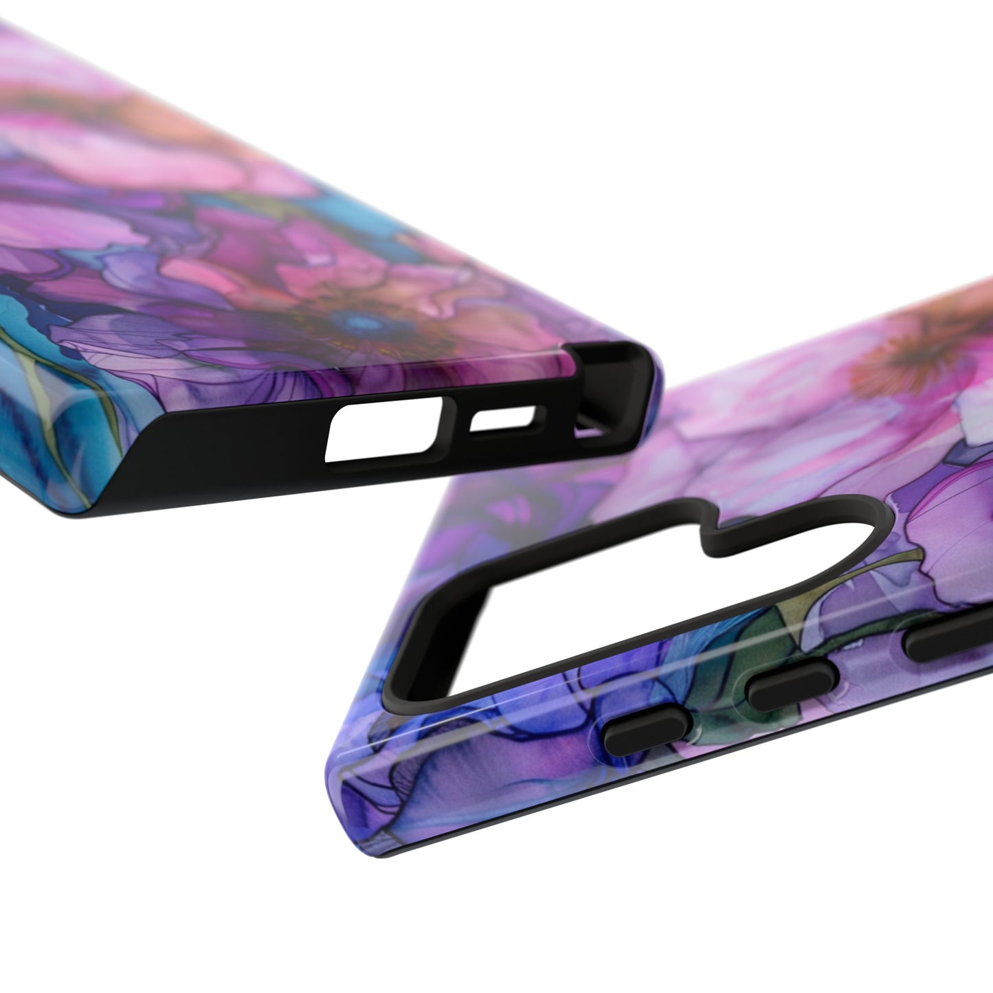 Purple Flower Stained Glass Phone Case