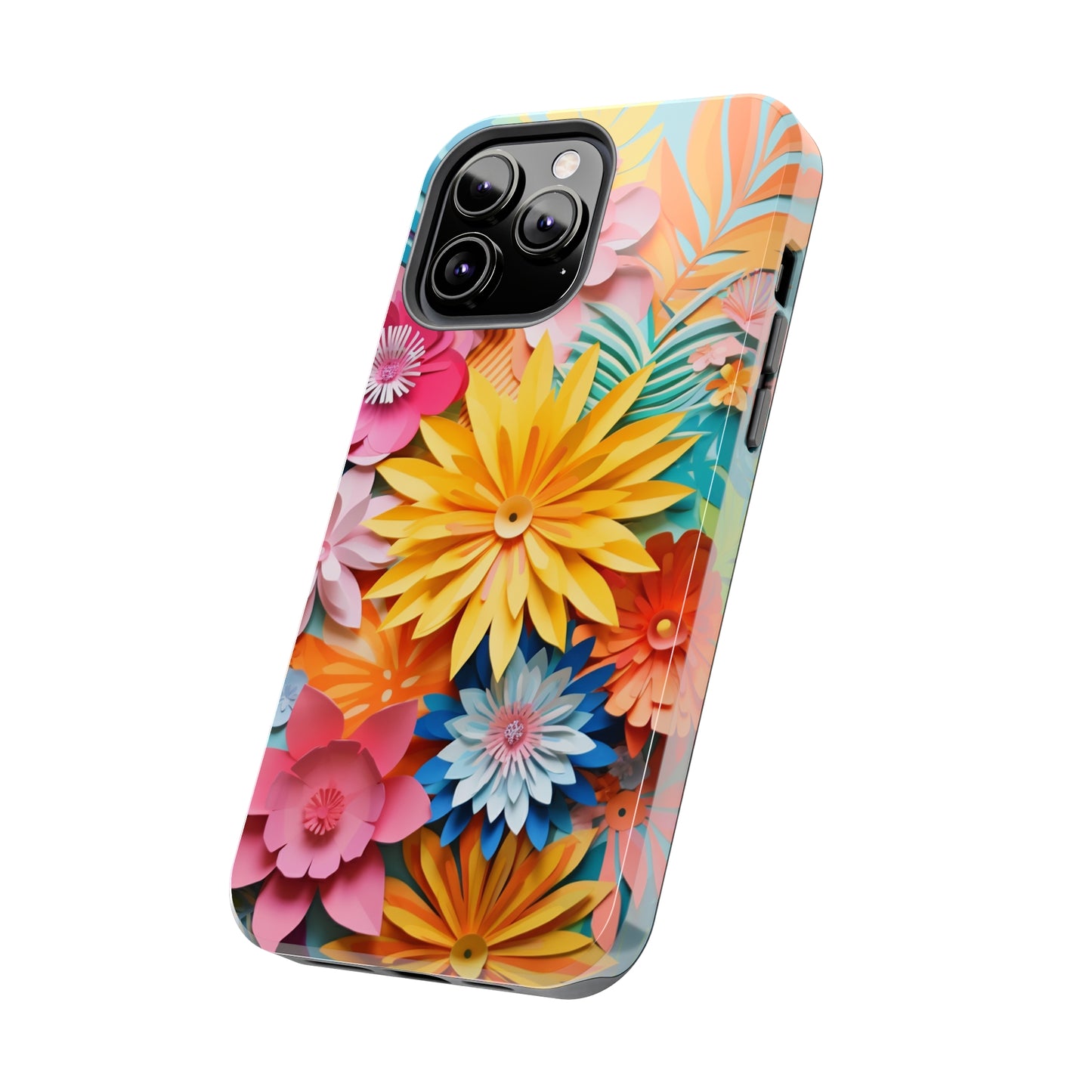 iPhone 12 Pro Max Artistry: Paper Floral Design – Crafted Elegance for iPhone 13 Pro and iPhone XR Enthusiasts