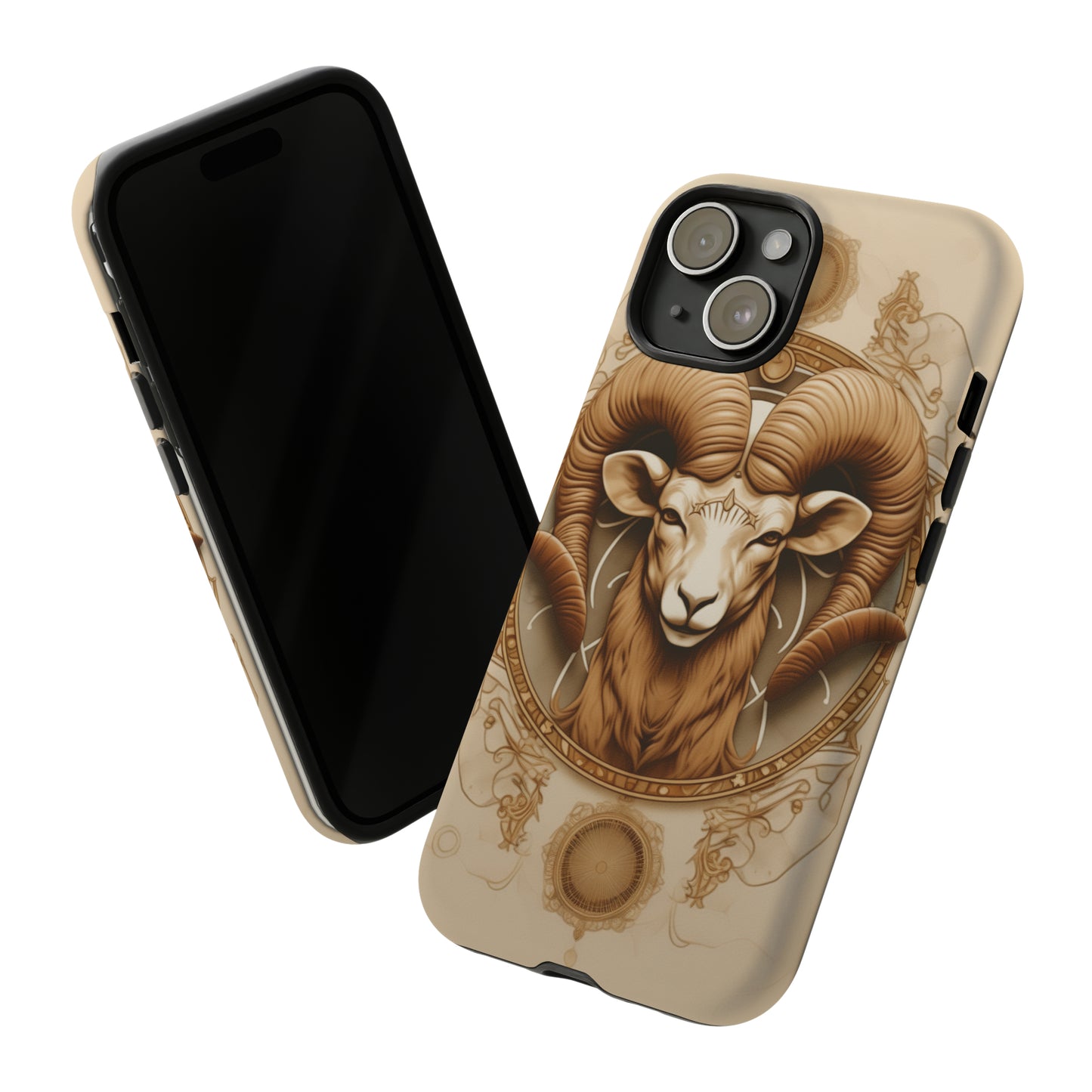 Aries Astrology Stained Glass Phone Case