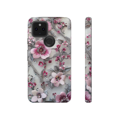 Coquette Aesthetic Floral Art iPhone 12 Case