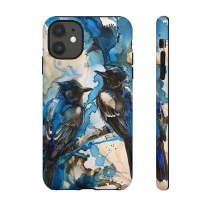 Blue Bird Watercolor Phone Case