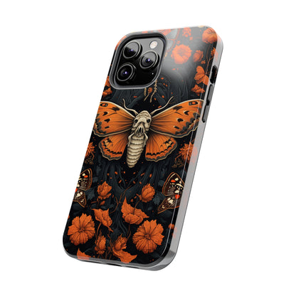 Eerie Elegance: Halloween Goth Moth Apple Phone Case | Dark Enchantment iPhone Case