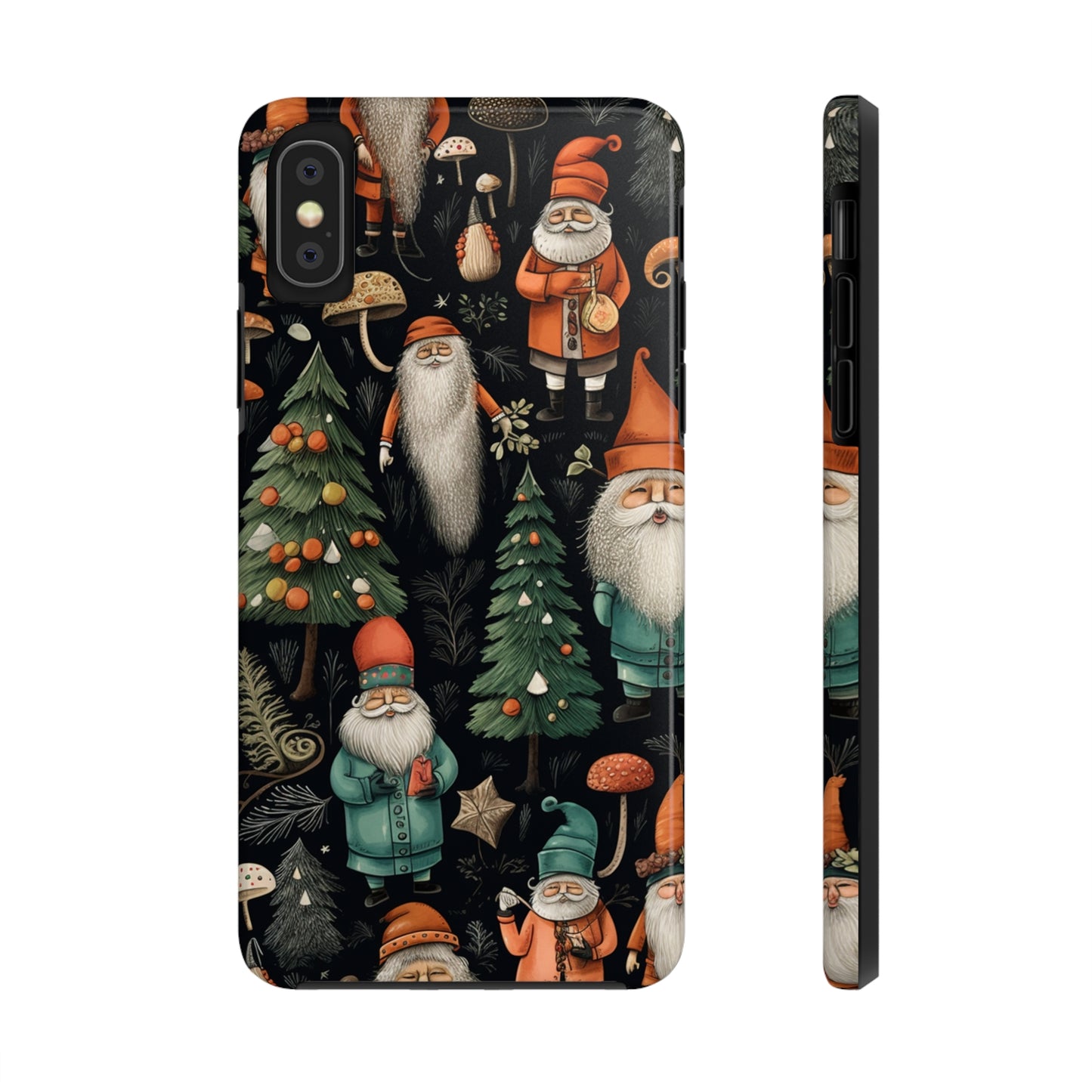 Vintage Santa Magic Mushroom Christmas Phone Case