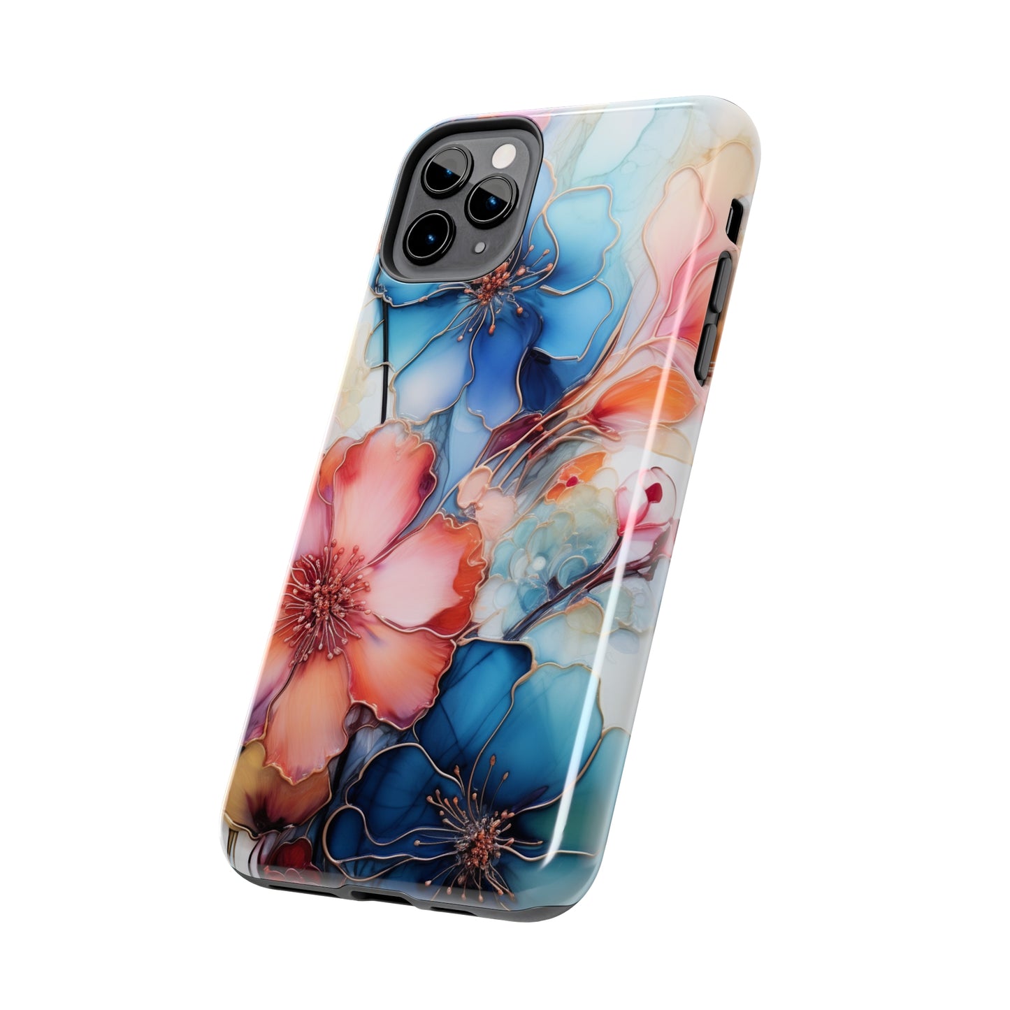 Marbled Watercolor iPhone Case | Embrace the Mesmerizing Multicolor Art