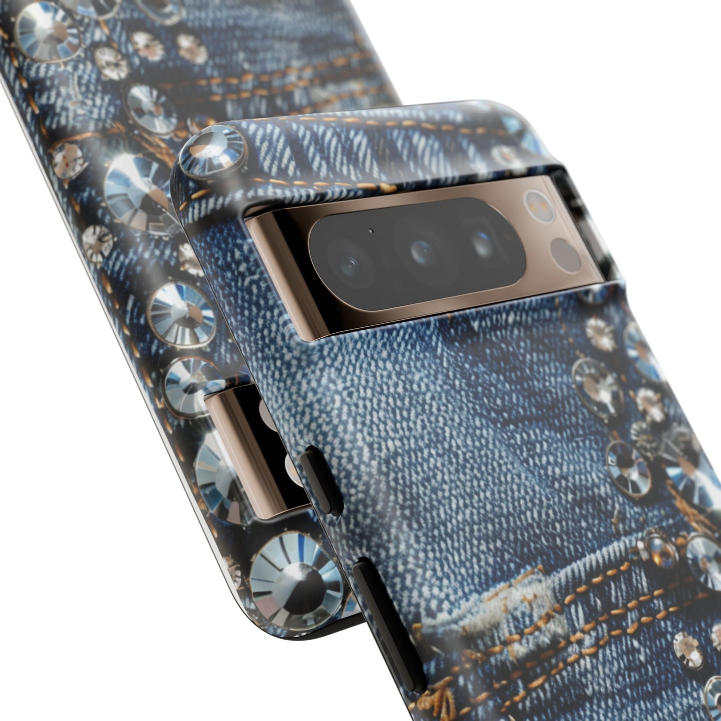 Blue Jean Queen Rhinestone Bling Phone Case