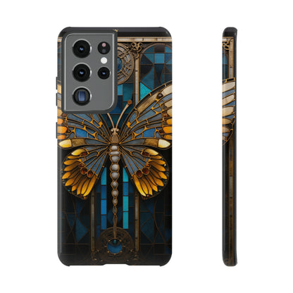 Stained Glass iPhone Butterfly Floral Aesthetic Art Nouveau