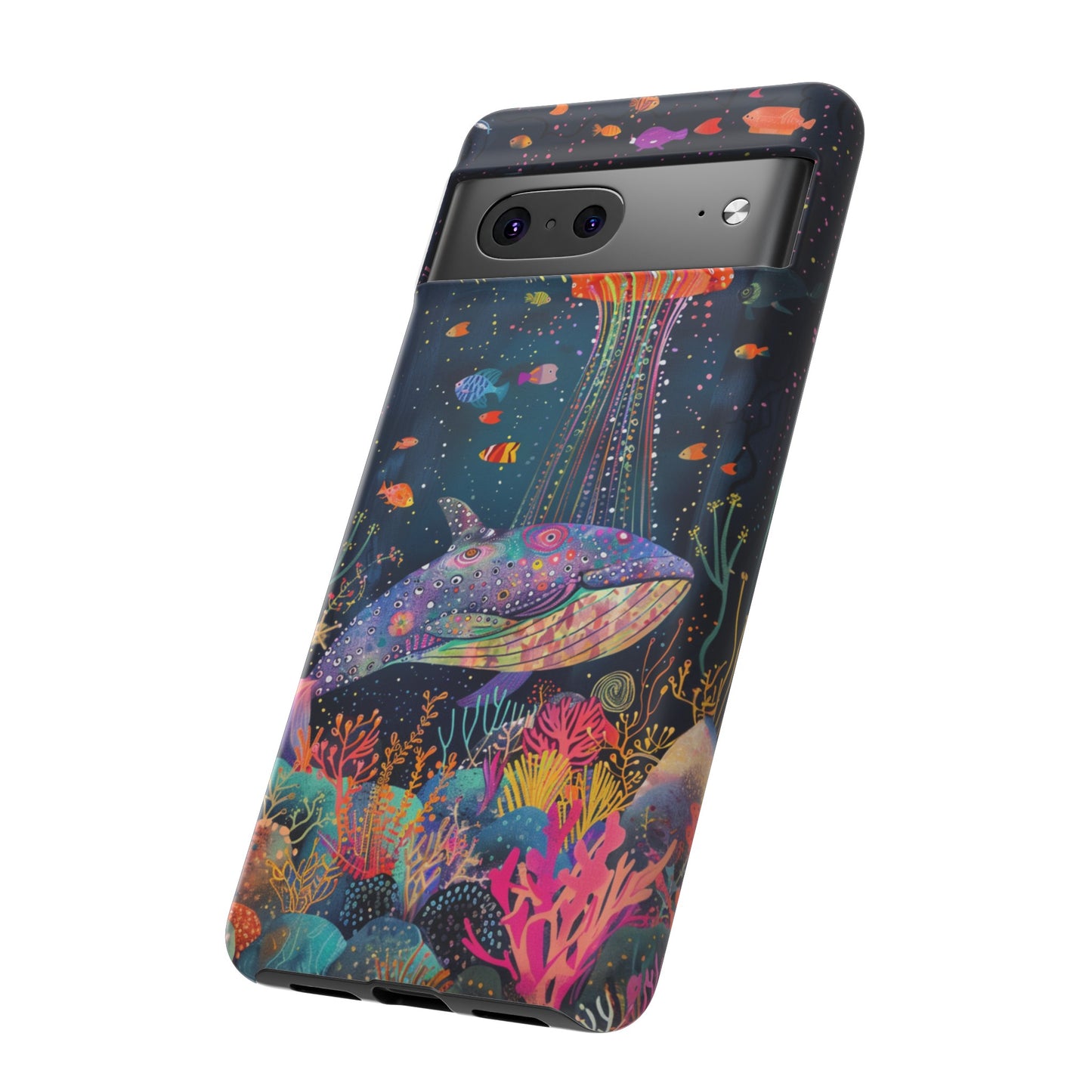 Whale Shark, Turtle, Jellyfish Phone Case