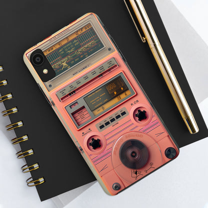 Cyberpunk Retro Walkman Nostalgia | Vintage Beats Revival iPhone Case