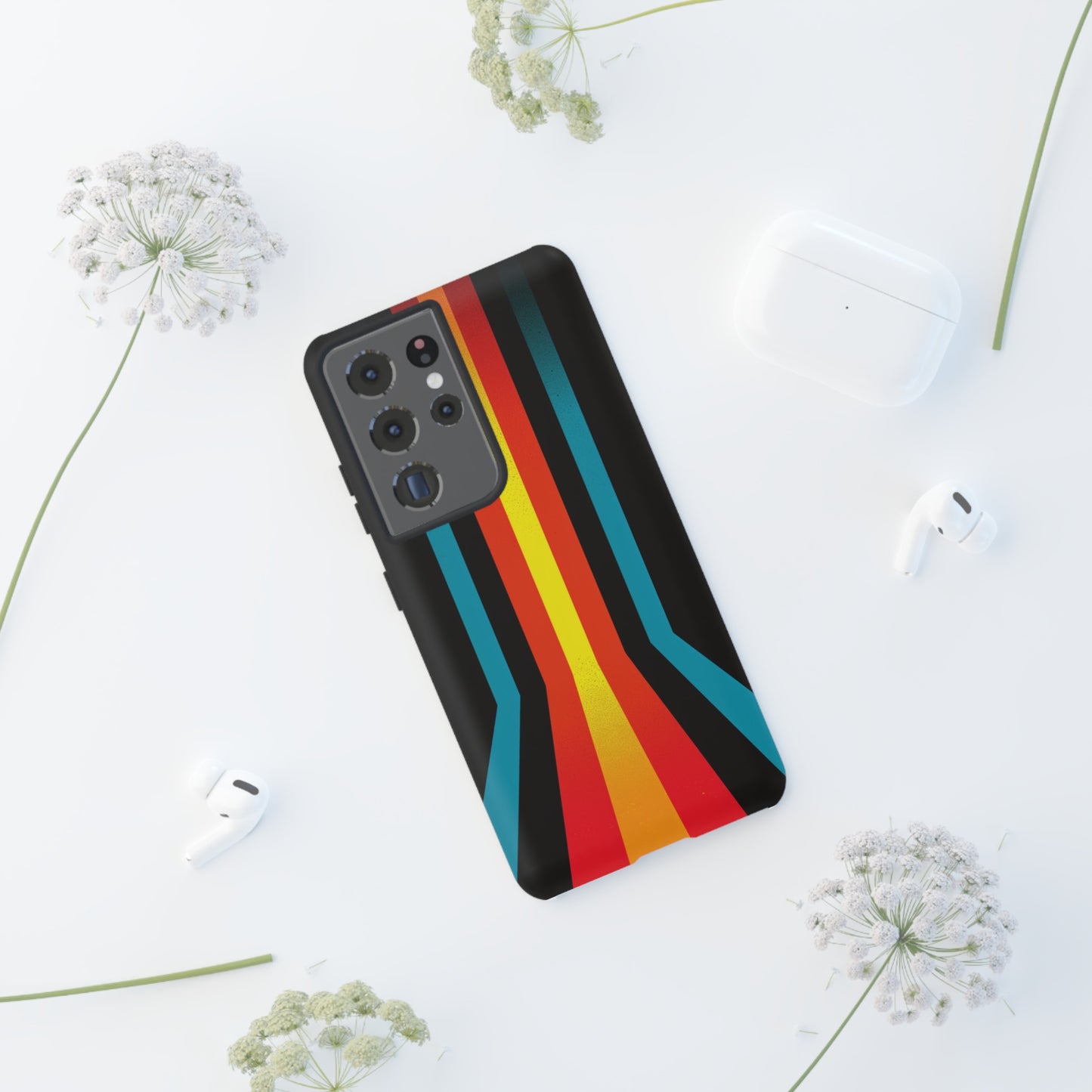 Retro Lines 1980s Flashback Phone Case