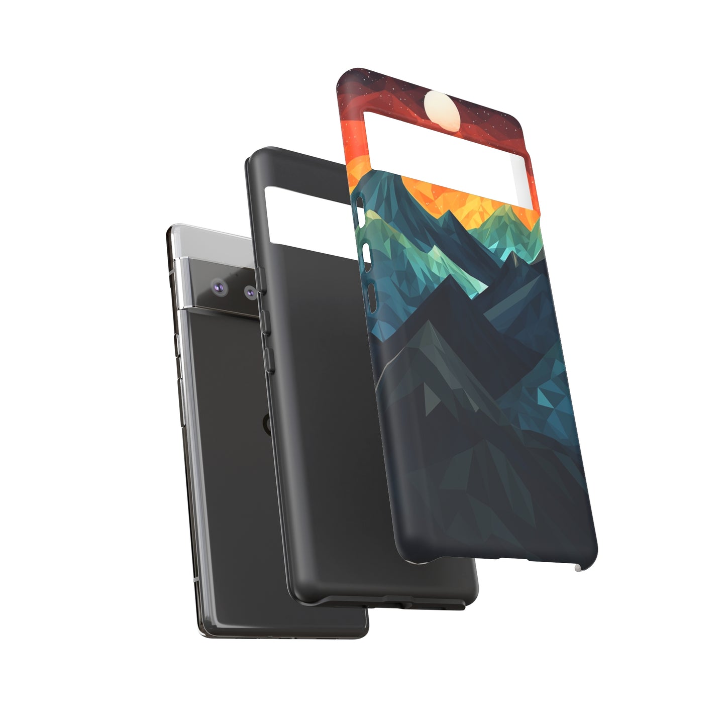 Mountain Abstract Tough Case | Embrace Nature's Beauty with a Durable Phone Case