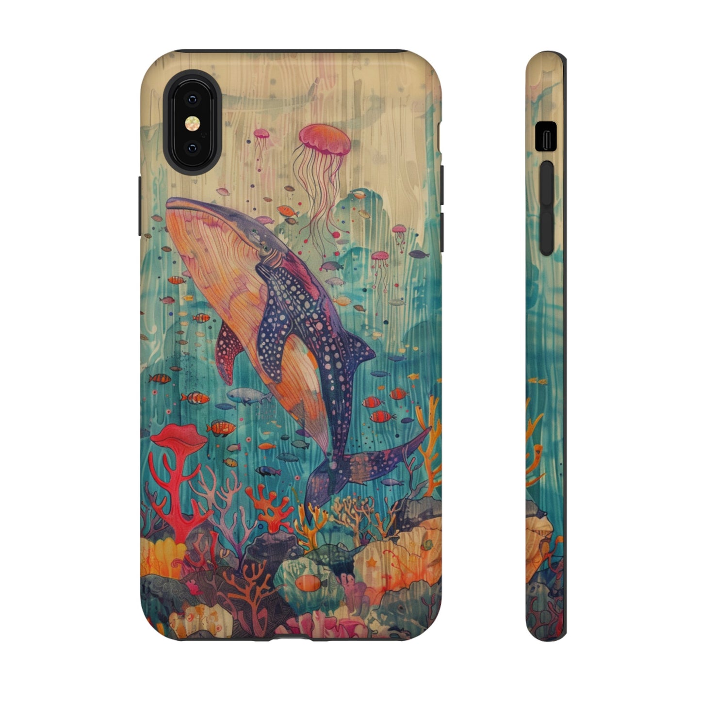 Shark, Turtle, Manta Ray Design Phone Cover