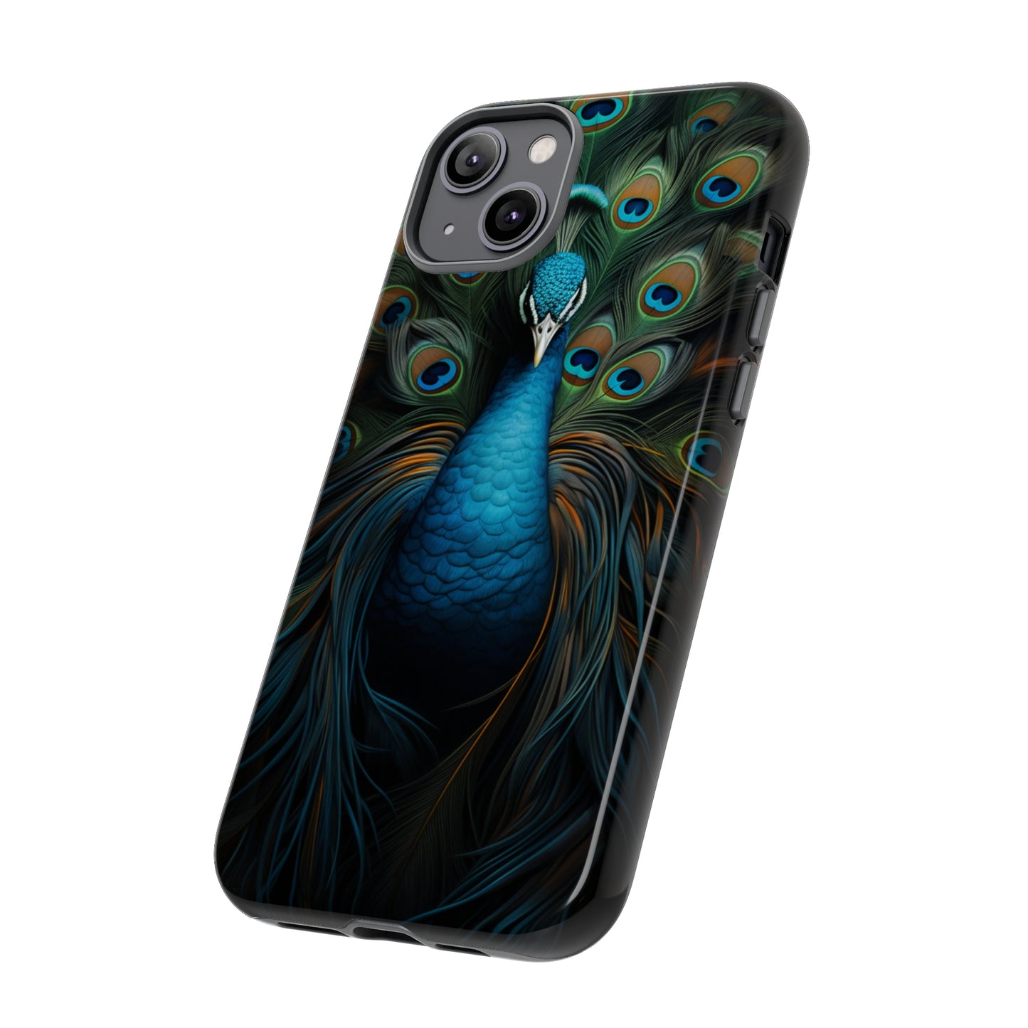 Peacock Feathers iPhone Case - A Timeless Symbol of Elegance for Google Pixel, iPhone, and Samsung Cases