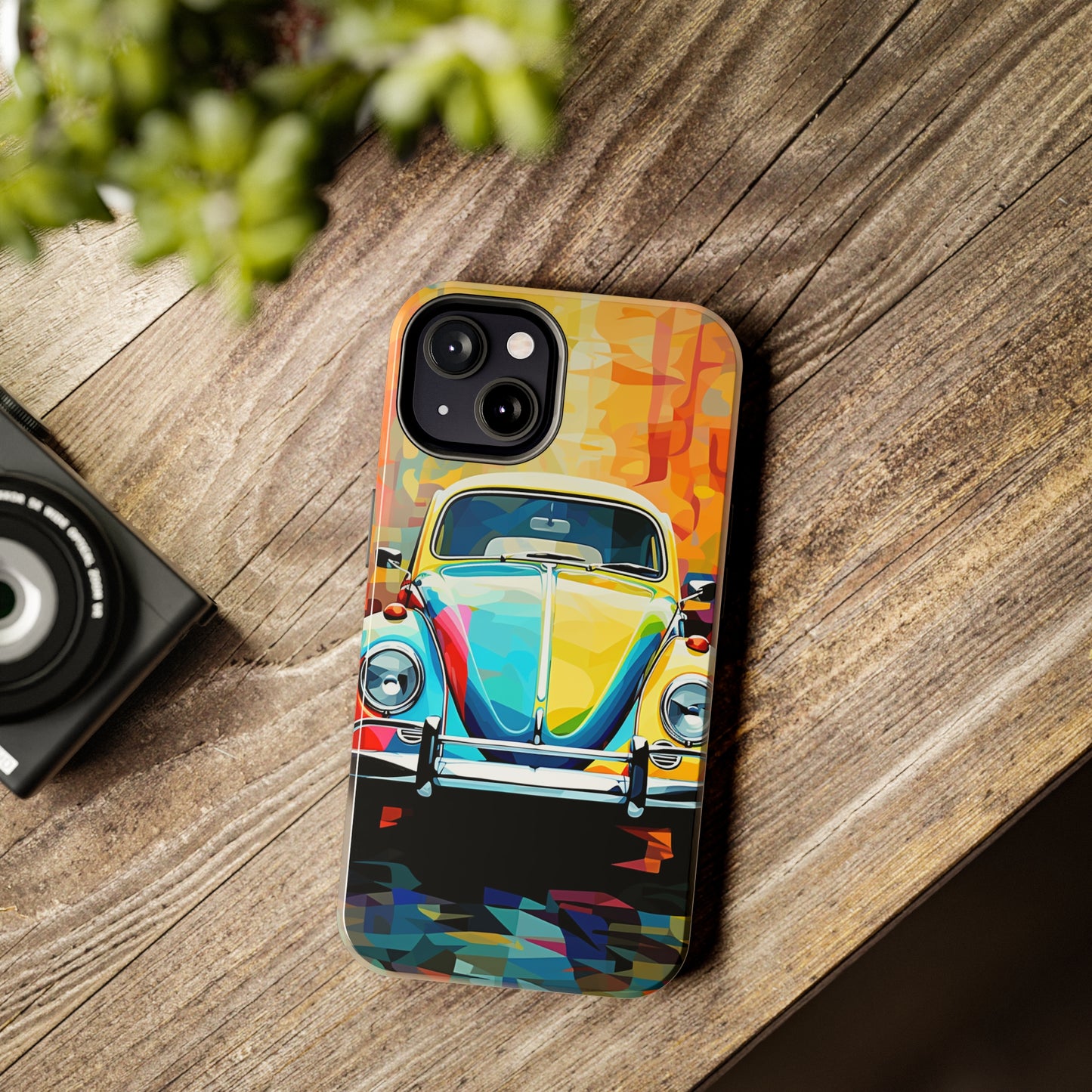 VW Bug Phone Case Retro iPhone Tough Case – Volkswagen beetle iPhone case