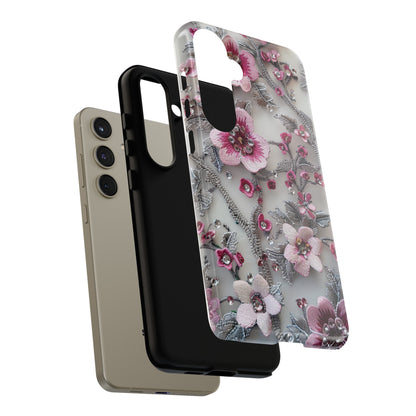 Coquette Aesthetic Floral Art iPhone 12 Case