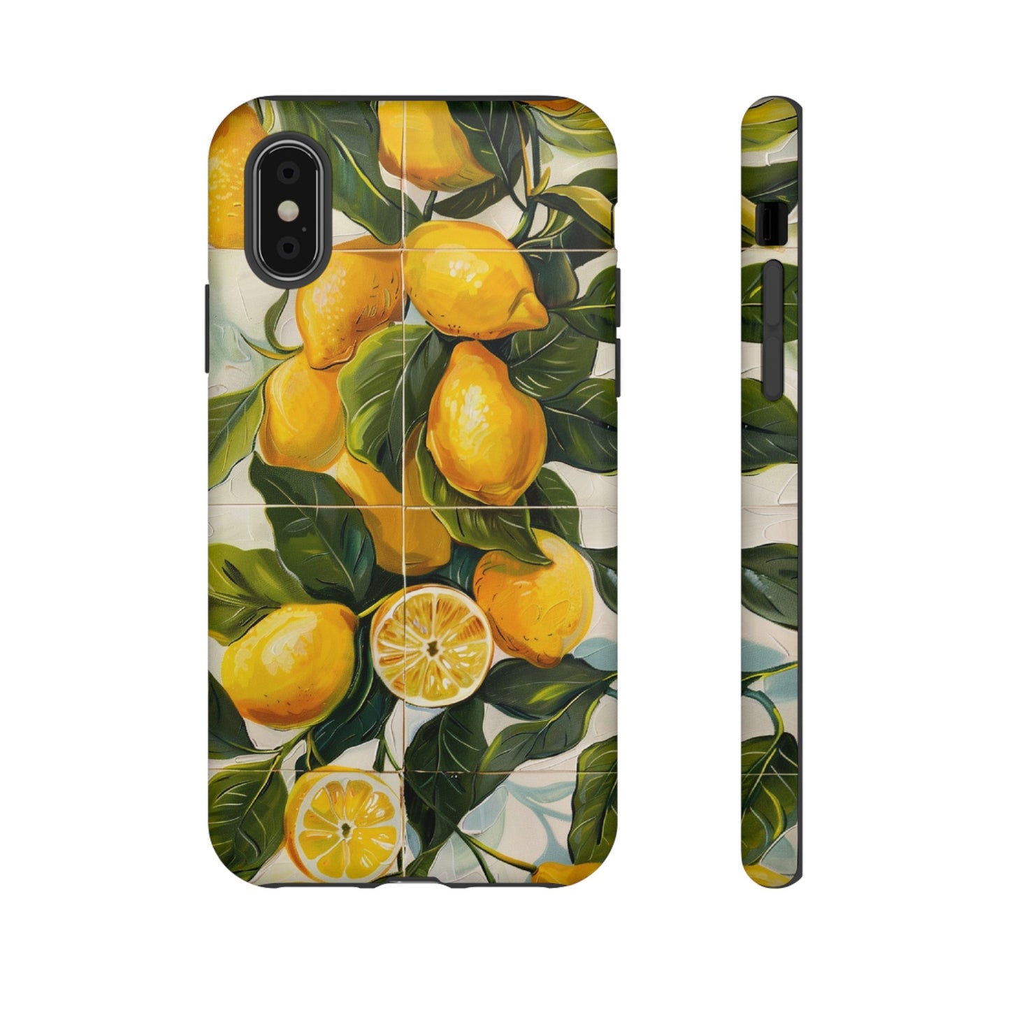Mediterranean Lemon Italian Tile iPhone 14 Case