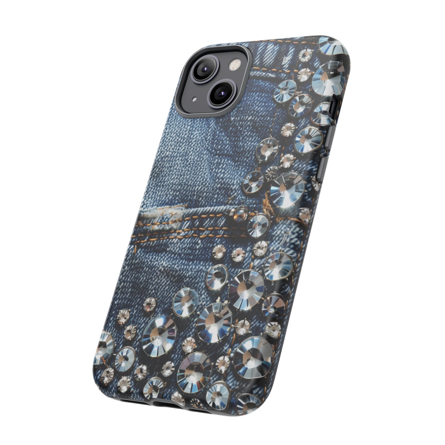 Blue Jean Queen Rhinestone Bling Phone Case