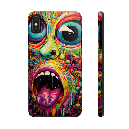 Trippy Hippie Acid Drop: Vibrant Swirls & Dazzling Colors | Tough iPhone Case