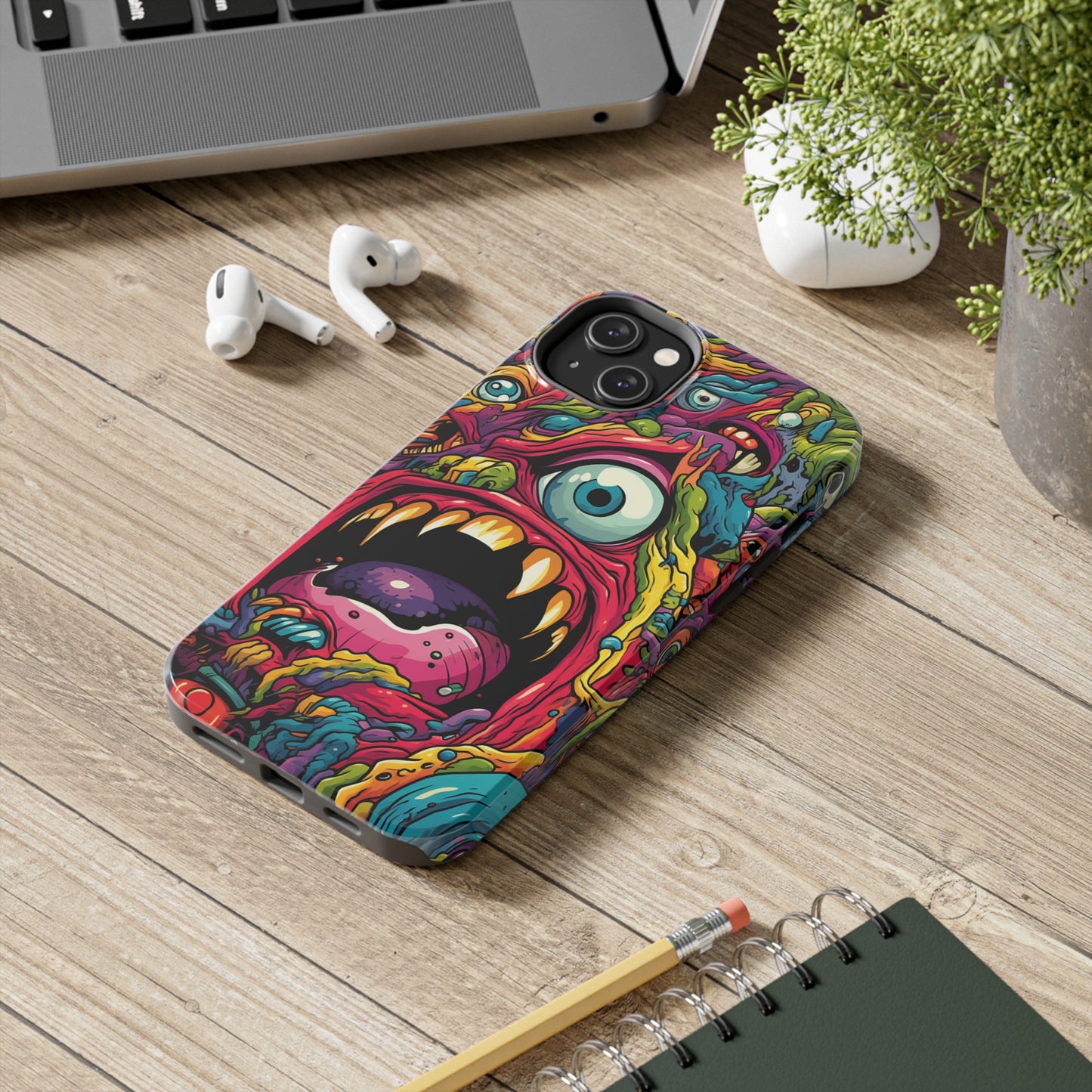 Psychedelic Dive: Monsters in the Mind & Mysteries Under the Bed | iPhone Tough Case