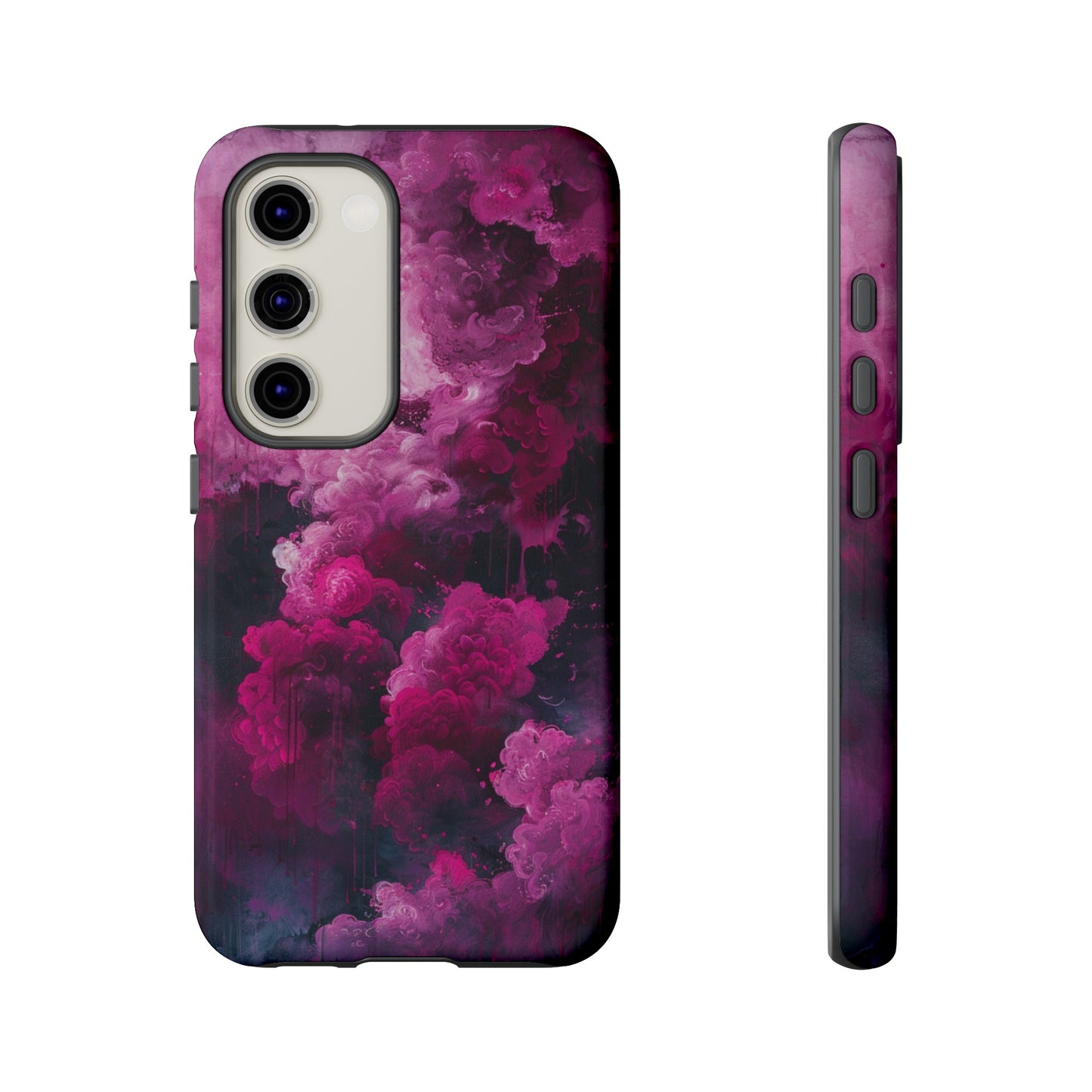 Magenta and Blue Color Explosion Phone Case