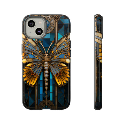 Stained Glass iPhone Butterfly Floral Aesthetic Art Nouveau